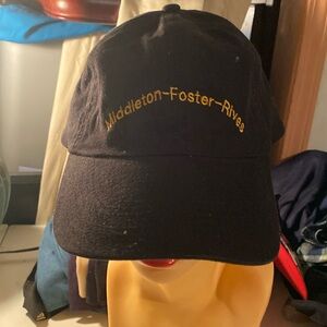 Baseball cap hat, Middleton Foster Rives black and gold